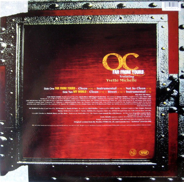 O.C. Featuring Yvette Michelle* : Far From Yours (12")