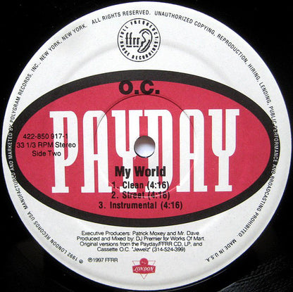 O.C. Featuring Yvette Michelle* : Far From Yours (12")