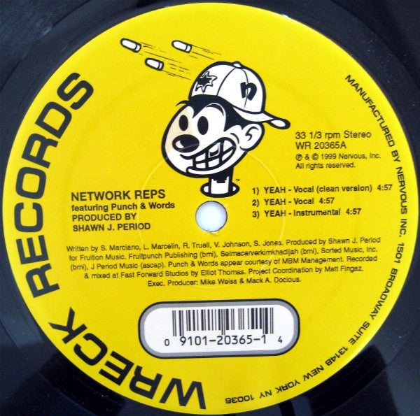 Network Reps : Yeah / Stay Tuned / Hardwired (12")
