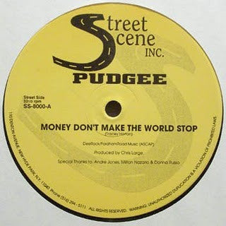 Pudgee Tha Phat Bastard : Money Don't Make The World Stop (Remix) / History (12")