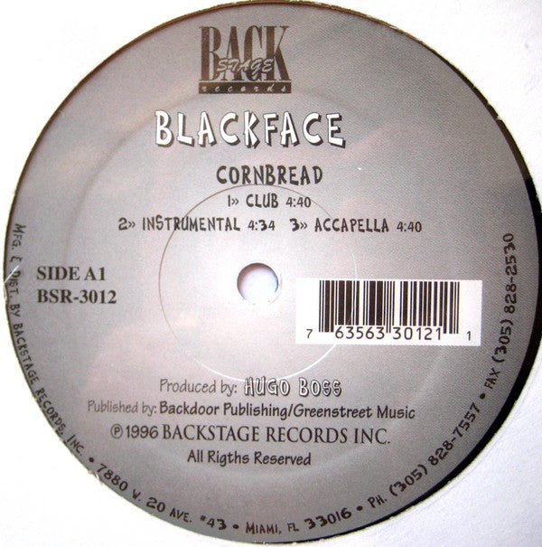 Blackface : Cornbread / Session (12")