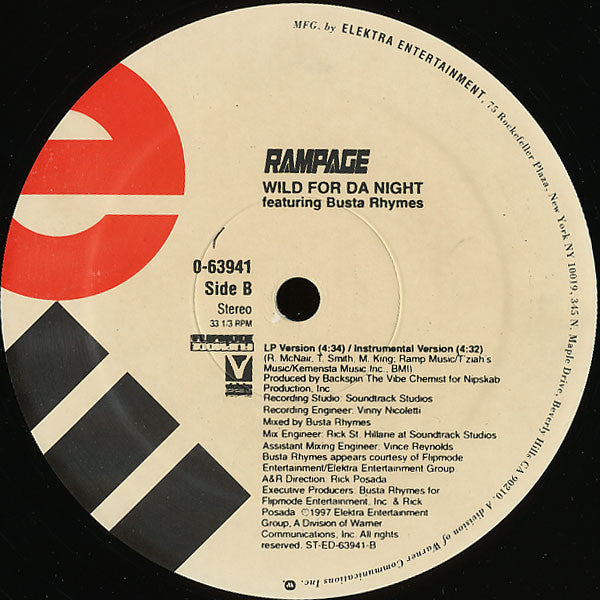 Rampage (2) : Take It To The Streets / Wild For Da Night (12")