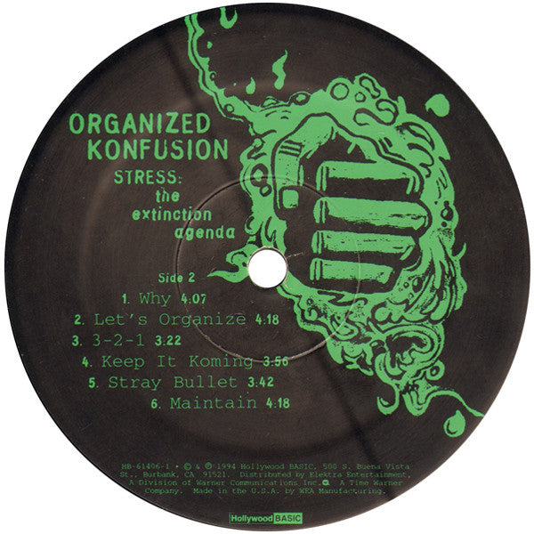 Organized Konfusion : Stress: The Extinction Agenda (LP, Album)