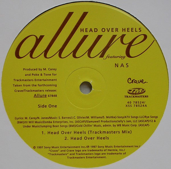 Allure (3) : Head Over Heels (12", Single)