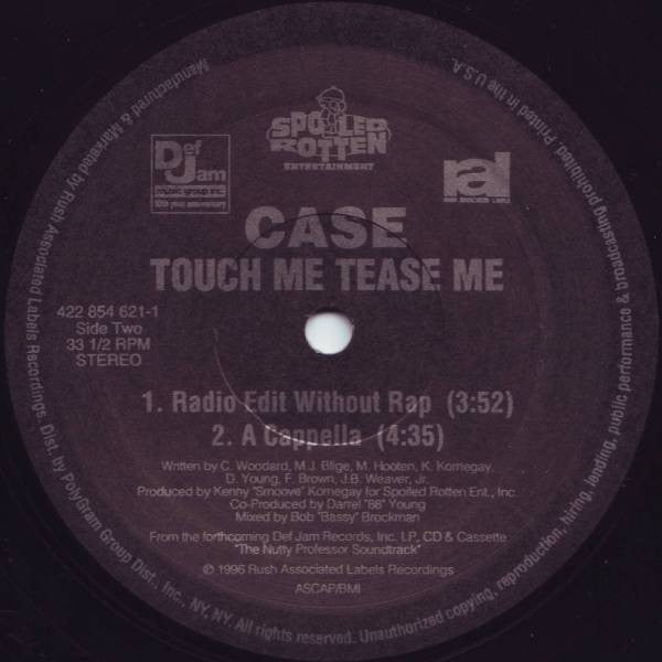 Case : Touch Me Tease Me (12", Single)