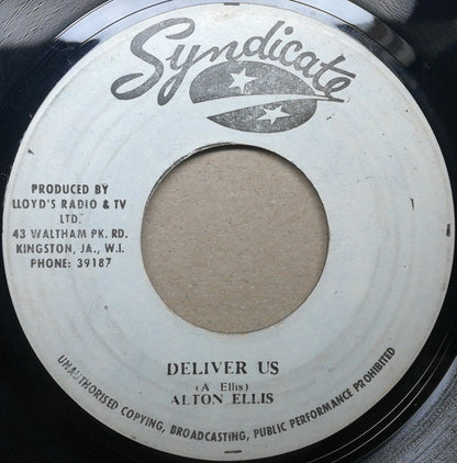 Alton Ellis / Neville Hinds : Deliver Us / Originator (7",45 RPM)
