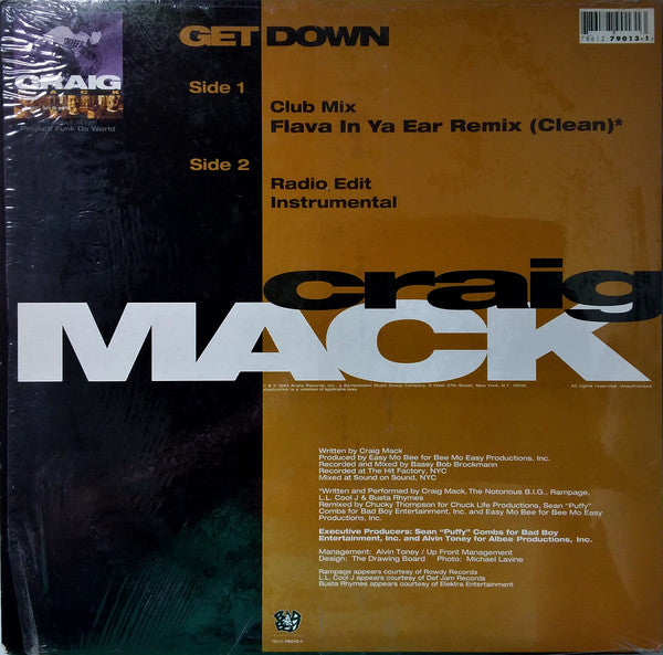 Craig Mack : Get Down (12")