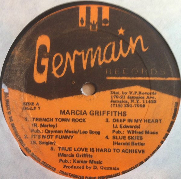 Marcia Griffiths : Marcia (LP)