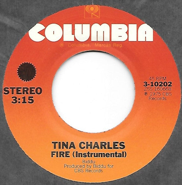 Tina Charles : You Set My Heart On Fire (7")