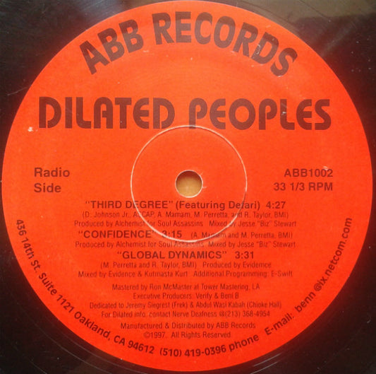 Dilated Peoples : Third Degree (12", Red)