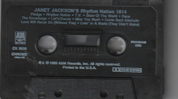 janet セール jackson rhythm nation 1814 レコード