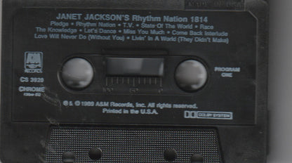 Janet Jackson : Janet Jackson's Rhythm Nation 1814 (Cass, Album, Club, CRC)