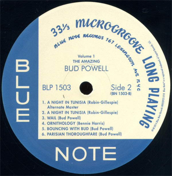 Bud Powell : The Amazing Bud Powell, Volume 1 (LP, Album, Mono, RE, RM)