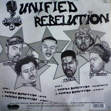 Jurassic 5 : Unified Rebelution (12")