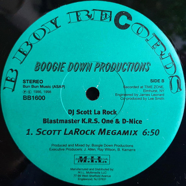 Boogie Down Productions : Super Hoe / Scott LaRock Megamix (12")