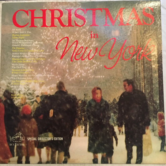 Various : Christmas In New York (LP, Comp, Mono)