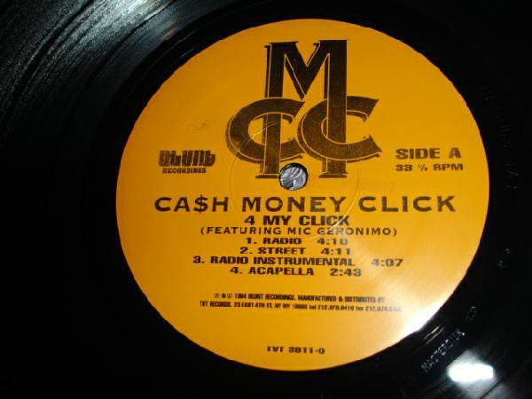 Ca$h Money Click : 4 My Click / Get Tha Fortune (12")