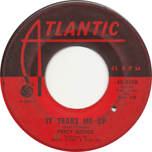 Percy Sledge : It Tears Me Up (7", Single)