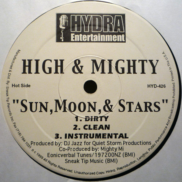 The High & Mighty : Sun, Moon, & Stars / The Conflict (12")