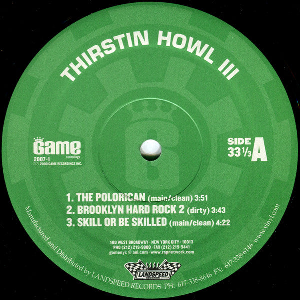 Thirstin Howl III : The Polorican (12")