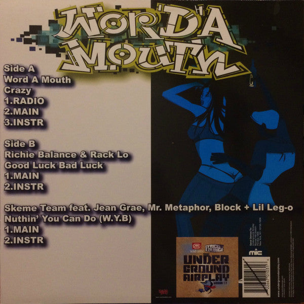 Various : Lyricist Lounge Presents Word'A Mouth - Crazy (12")