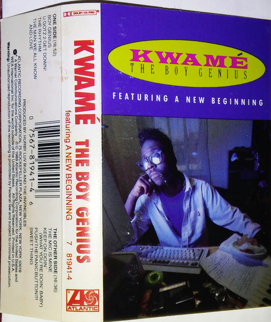 Kwamé Featuring A New Beginning : The Boy Genius (Cass, Album)