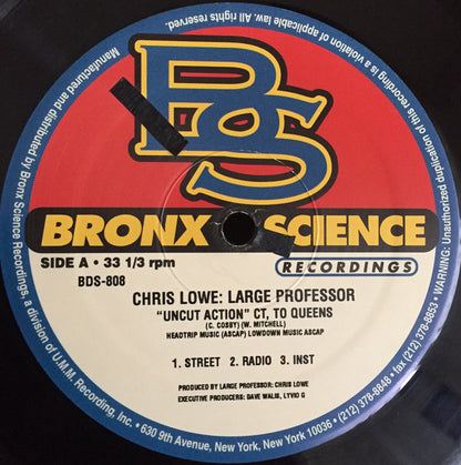 Chris Lowe (2) & Large Professor : CT To Queens (12")