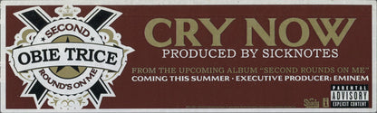 Obie Trice : Cry Now (12", Single, Promo)