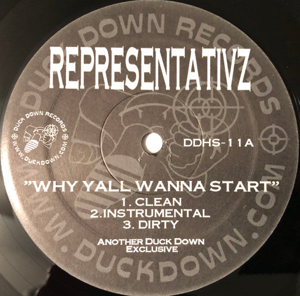 Representativz* : Wanna Start (12")