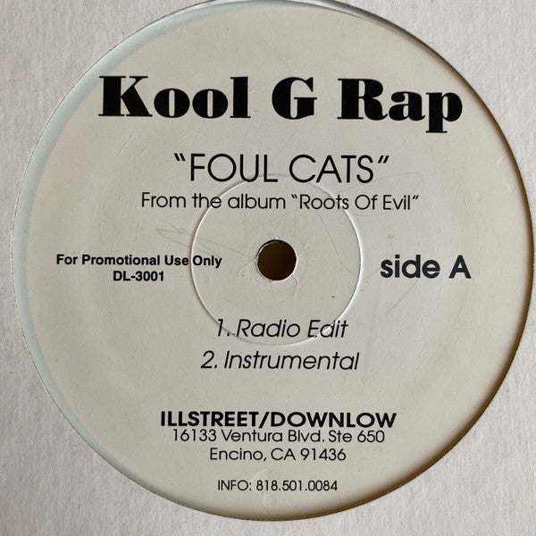 Kool G Rap : Foul Cats (12", Promo)