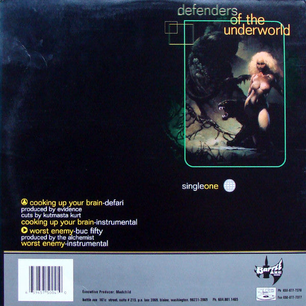 Defari / Buc Fifty : Defenders Of The Underworld (Single One) (12", Single)