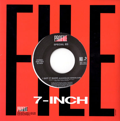 Special Ed : I Got It Made (7", Single, RE)