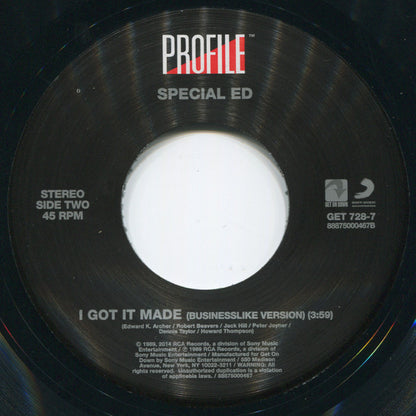 Special Ed : I Got It Made (7", Single, RE)