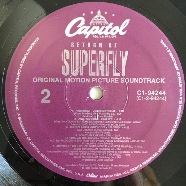 Various - Return Of Superfly (LP, Comp) VG+