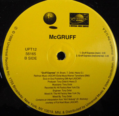 Herb McGruff : Before We Start (12")