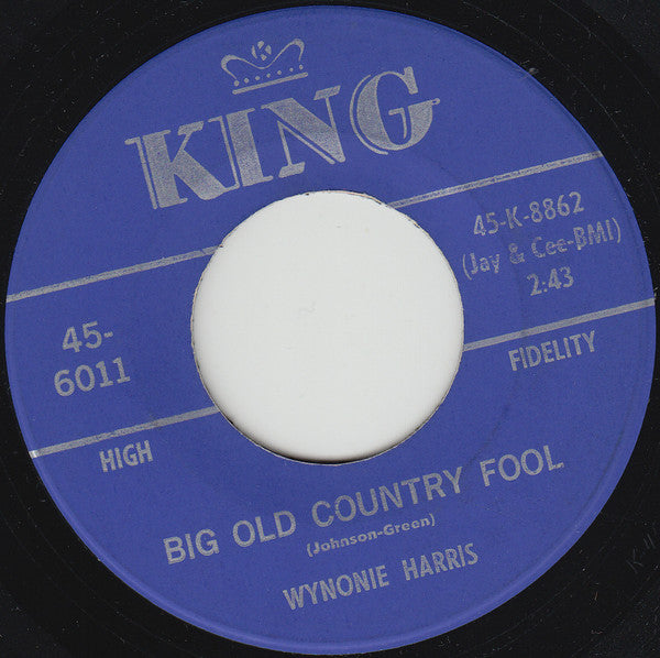 Wynonie Harris : Blood Shot Eyes/Big Old Country Fool (7", Single, RE)