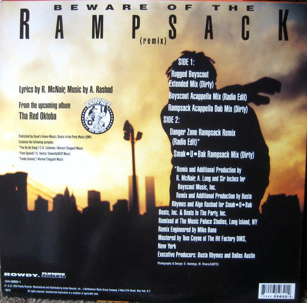 Rampage (2) : Beware Of The Rampsack (Remix) (12")