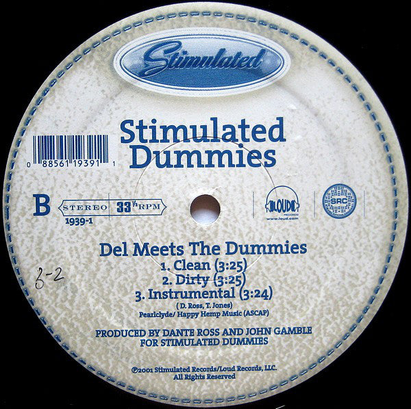 Stimulated Dummies : Stimulated All-Stars / Del Meets The Dummies (12")