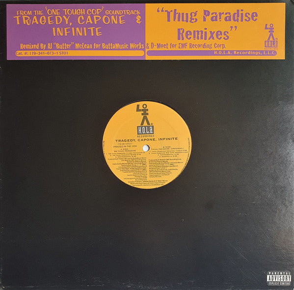 Tragedy Khadafi, Capone (3) & Infinite (5) : '98 Thug Paradise (12")