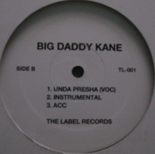Big Daddy Kane : Hold It Down / Unda Presha (12")