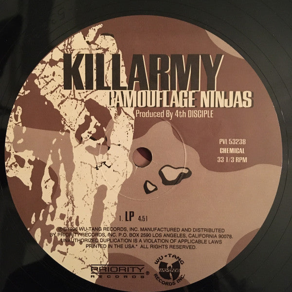 Killarmy : Camouflage Ninjas / Wake Up (12", Single)