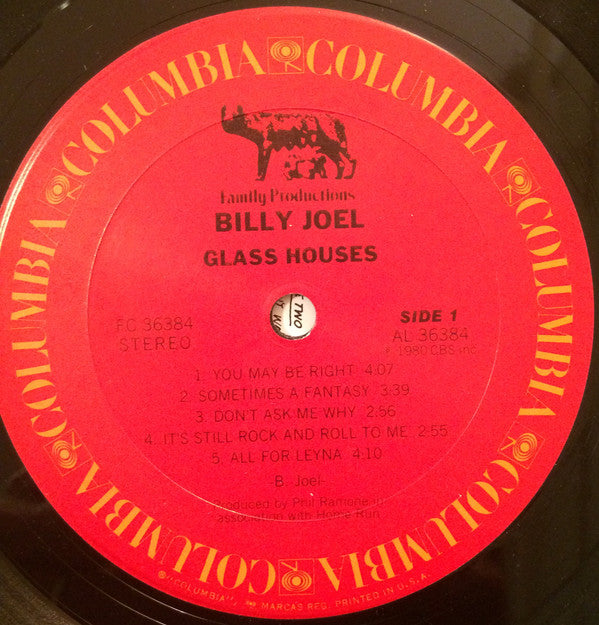 Billy Joel : Glass Houses (LP, Album)