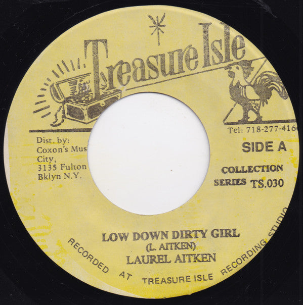 Laurel Aitken / Duke Reid Group : Low Down Dirty Girl / Pink Lane Shuffle (7", Single, RE)