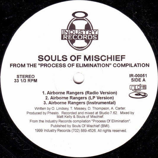 Souls Of Mischief / Swollen Members : Airborne Rangers / Groundbreaking (12")