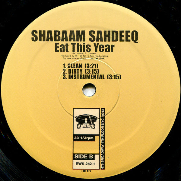 Shabaam Sahdeeq : 3-D (12", Single)