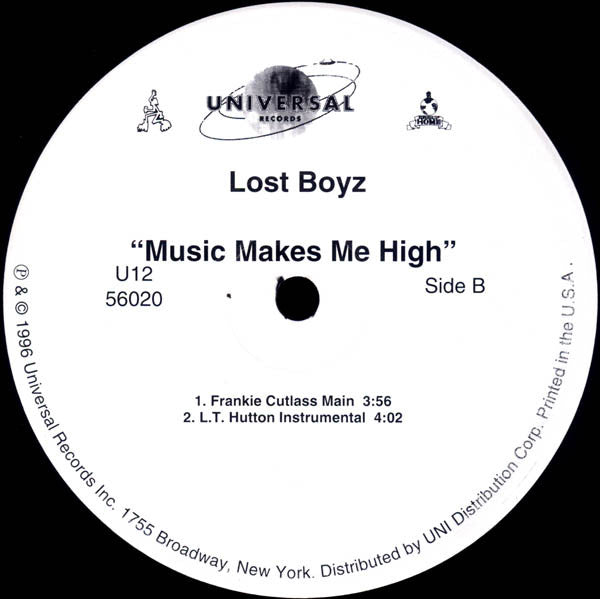 Lost Boyz : Music Makes Me High (Remix) (12")