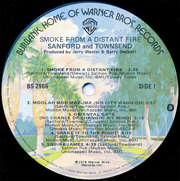 Sanford & Townsend : Smoke From A Distant Fire (LP, Album, RE, Win)