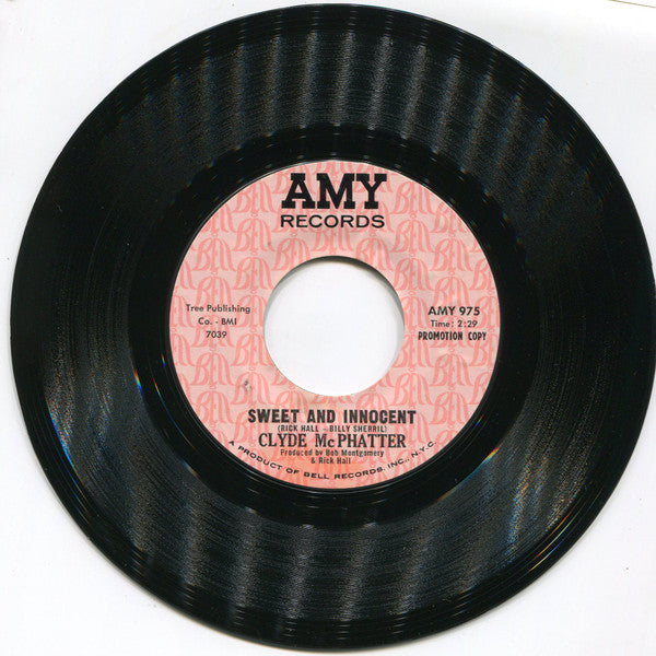 Clyde McPhatter : Lavender Lace/Sweet And Innocent (7", Single, Promo)