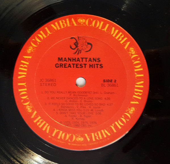 Manhattans : Greatest Hits (LP, Comp)