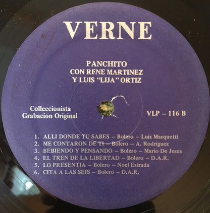 Panchito Riset : Panchito (LP, Album, Comp)